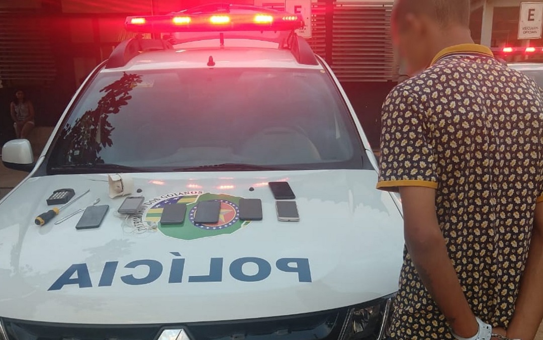 Polícia Militar de Águas Lindas detém adolescente suspeito de furtar loja