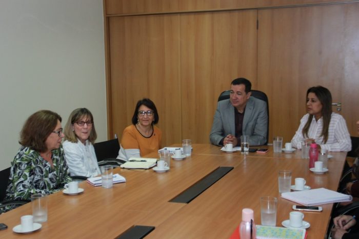 Prefeito Hildo do Candango se reuniu com a diretora do Departamento deAtenção a Primeira Infância do Ministério de Desenvolvimento Social