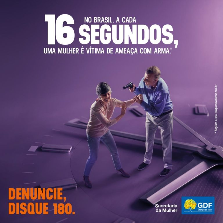 Nova campanha do GDF reforça importância de denúncia contra violência doméstica