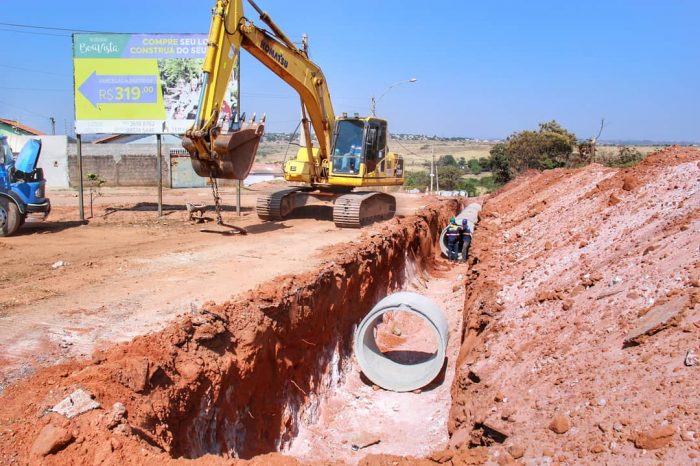 As obras avançam e com elas mais qualidade de vida para a população.