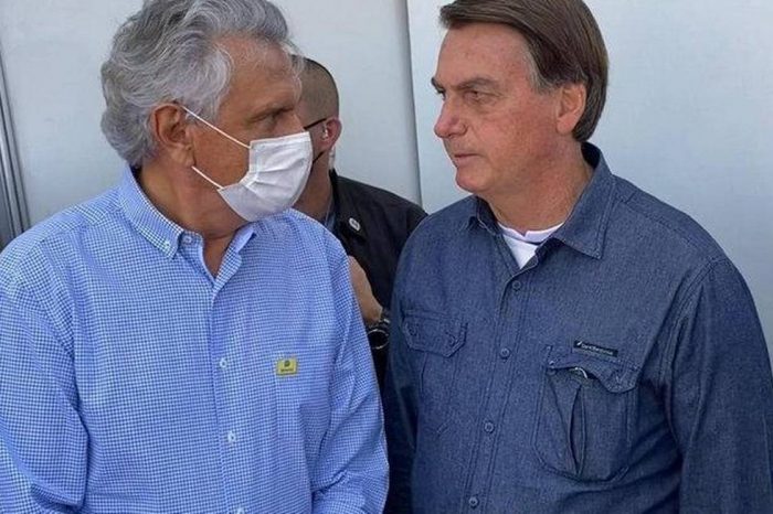 Em viagem de dois dias, Ronaldo Caiado deve receber Bolsonaro neste sábado, em Goiânia