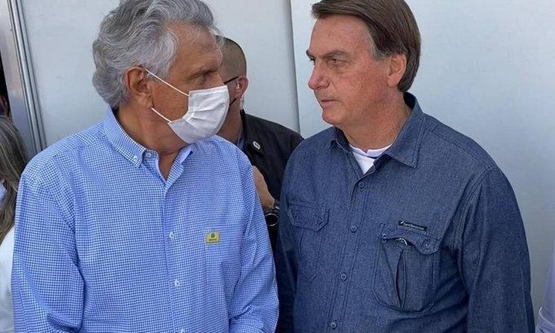 Em viagem de dois dias, Ronaldo Caiado deve receber Bolsonaro neste sábado, em Goiânia