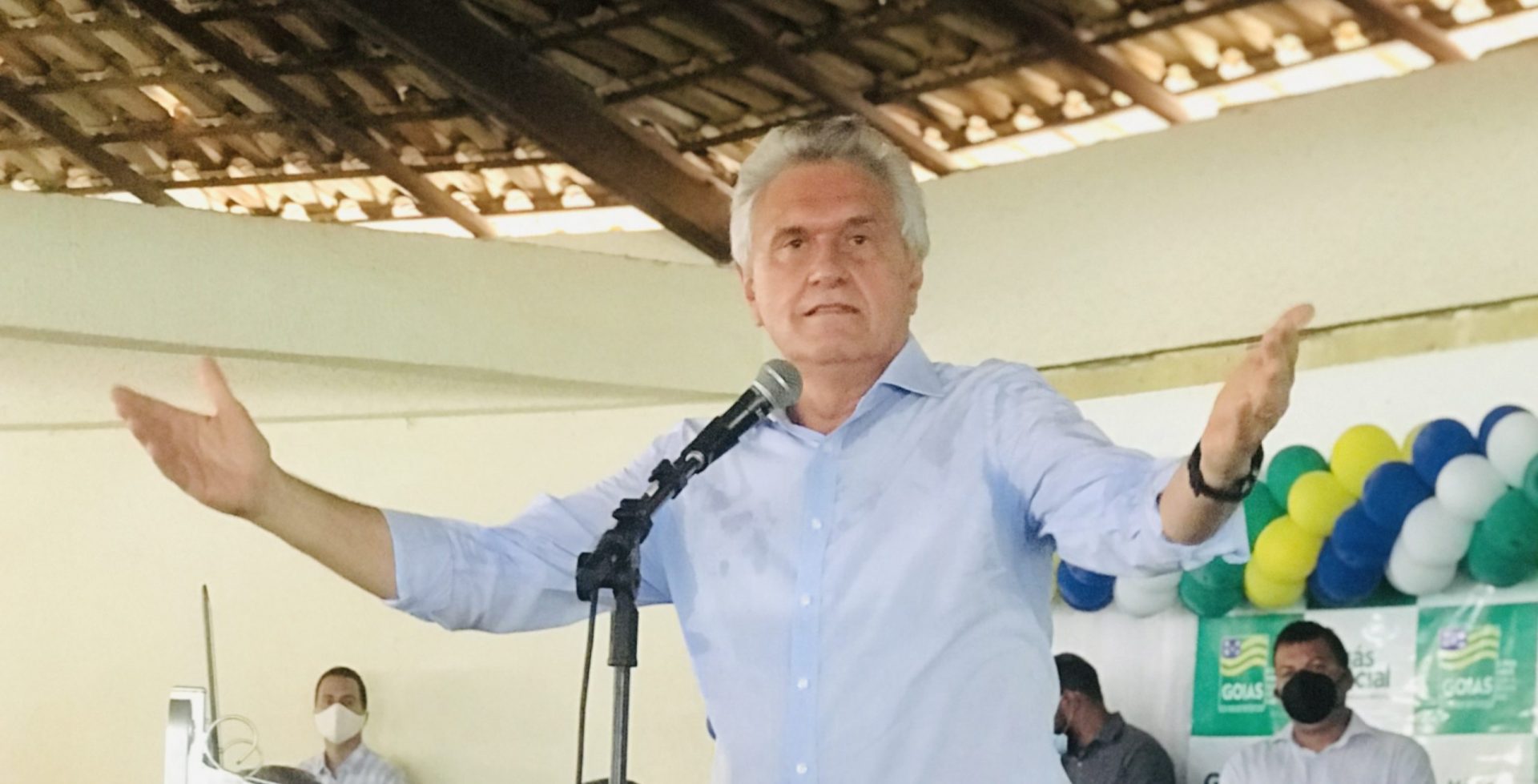 “Tenho que trabalhar muito para retribuir tudo que vocês fizeram por mim”, diz Caiado em Padre Bernardo
