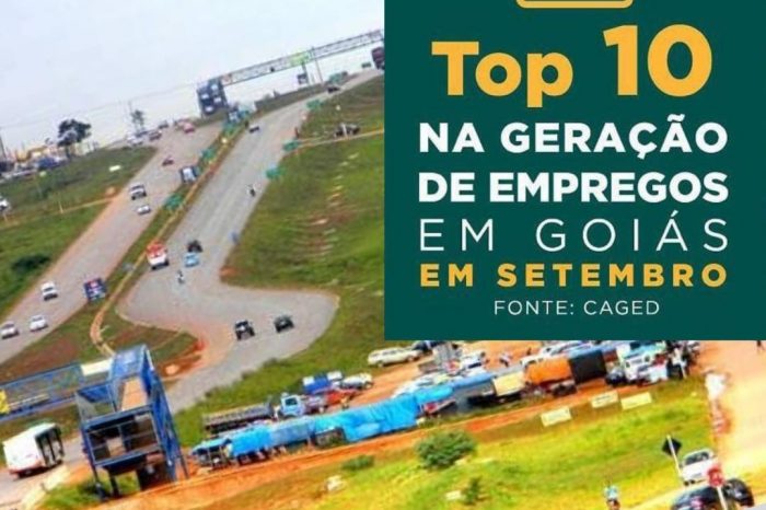 Prefeito Lucas Antonietti coloca  Águas Lindas entre as 10 cidades goianas que mais geraram emprego no mês de setembro.