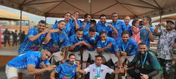 Grande final do 8° Campeonato Municipal de futebol em Águas Lindas.