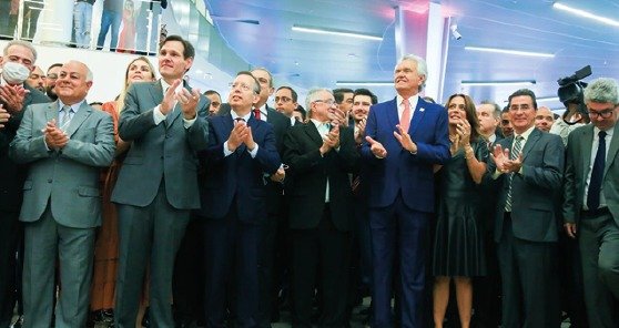 Caiado entrega nova sede da Assembleia Legislativa do estado. Palácio Manguito Vilela