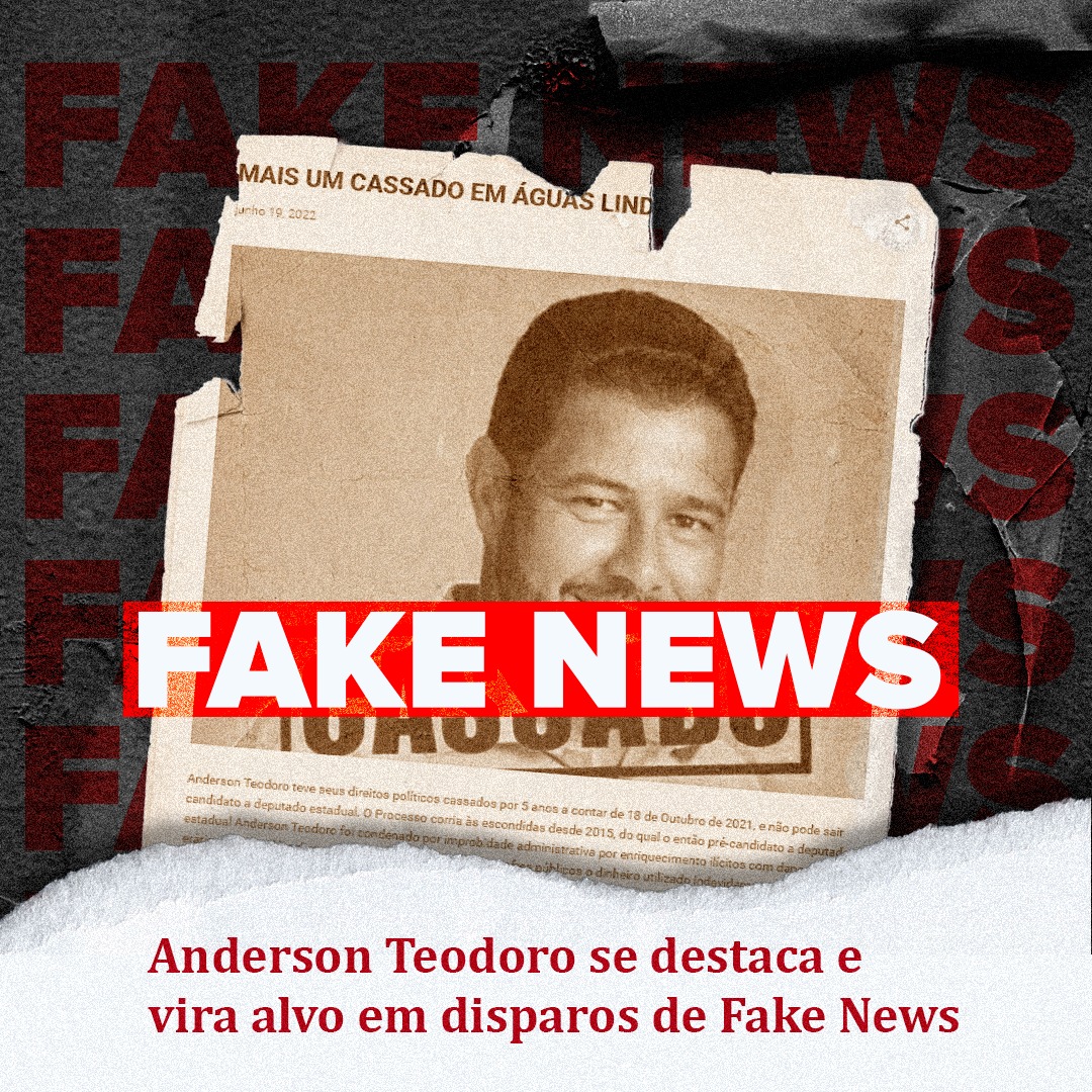 Anderson Teodoro se destaca e vira alvo de ataques por perfis falsos nas redes sociais
