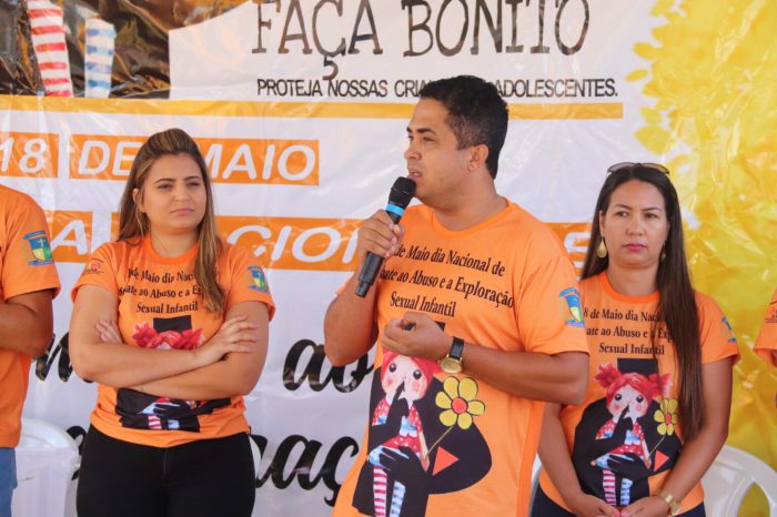 FAÇA BONITO – PREFEITURA PROMOVE BLITZ DE COMBATE À VIOLÊNCIA SEXUAL CONTRA CRIANÇAS E ADOLESCENTES￼