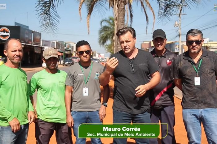 Secretaria de Meio Ambiente mantém ação de revitalização do canteiro central da Avenida Rio Grande do Sul