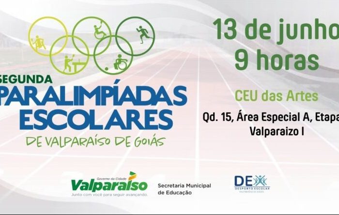 VALPARAÍSO REALIZARÁ A 2ª EDIÇÃO DAS PARALIMPÍADAS ESCOLARES