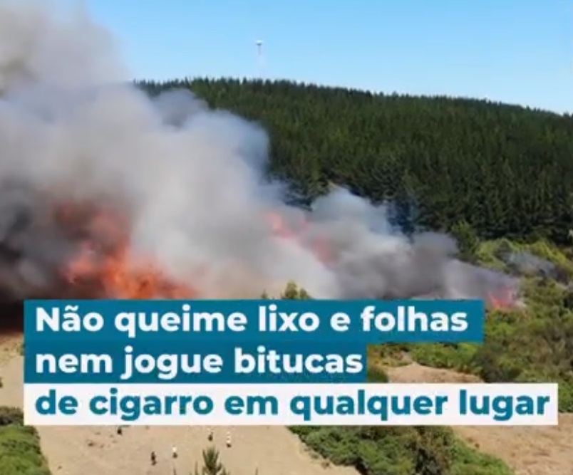 A Prefeitura de Padre Bernardo contra as queimadas