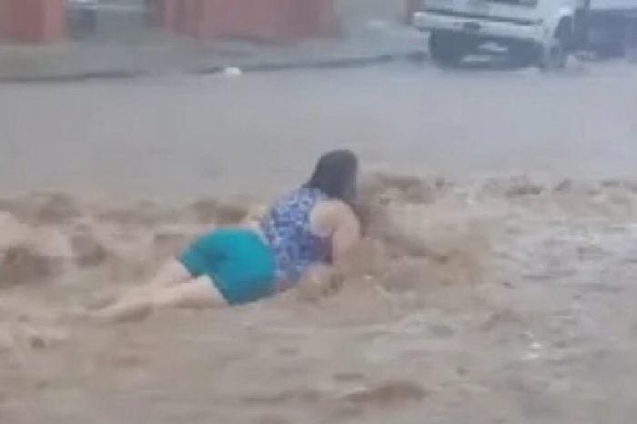 Mulher é arrastada por enxurrada em Valparaíso de Goiás: “força descomunal”