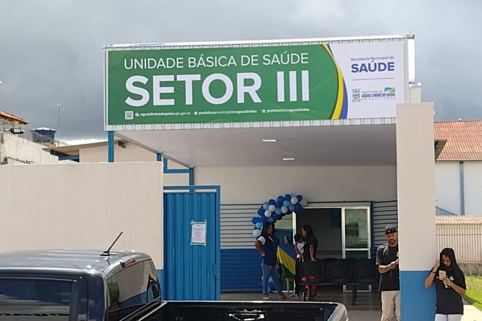 Secretaria de Saúde inaugura a UBS do setor 3