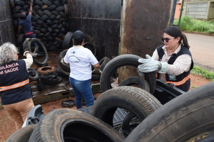 Prefeitura de Aparecida quer recolher 12 mil pneus para combate à dengue