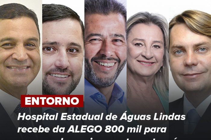 Deputado Anderson Teodoro viabiliza R$ 800 mil para Hospital de Águas Lindas com apoio do governo e da Alego