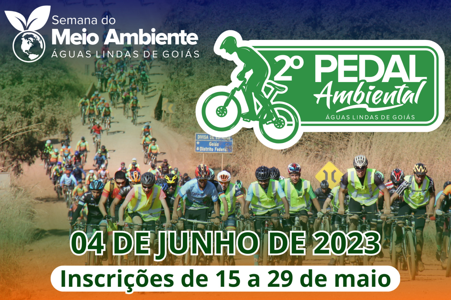 <strong>INSCRIÇÕES PARA O 2° PEDAL AMBIENTAL</strong>