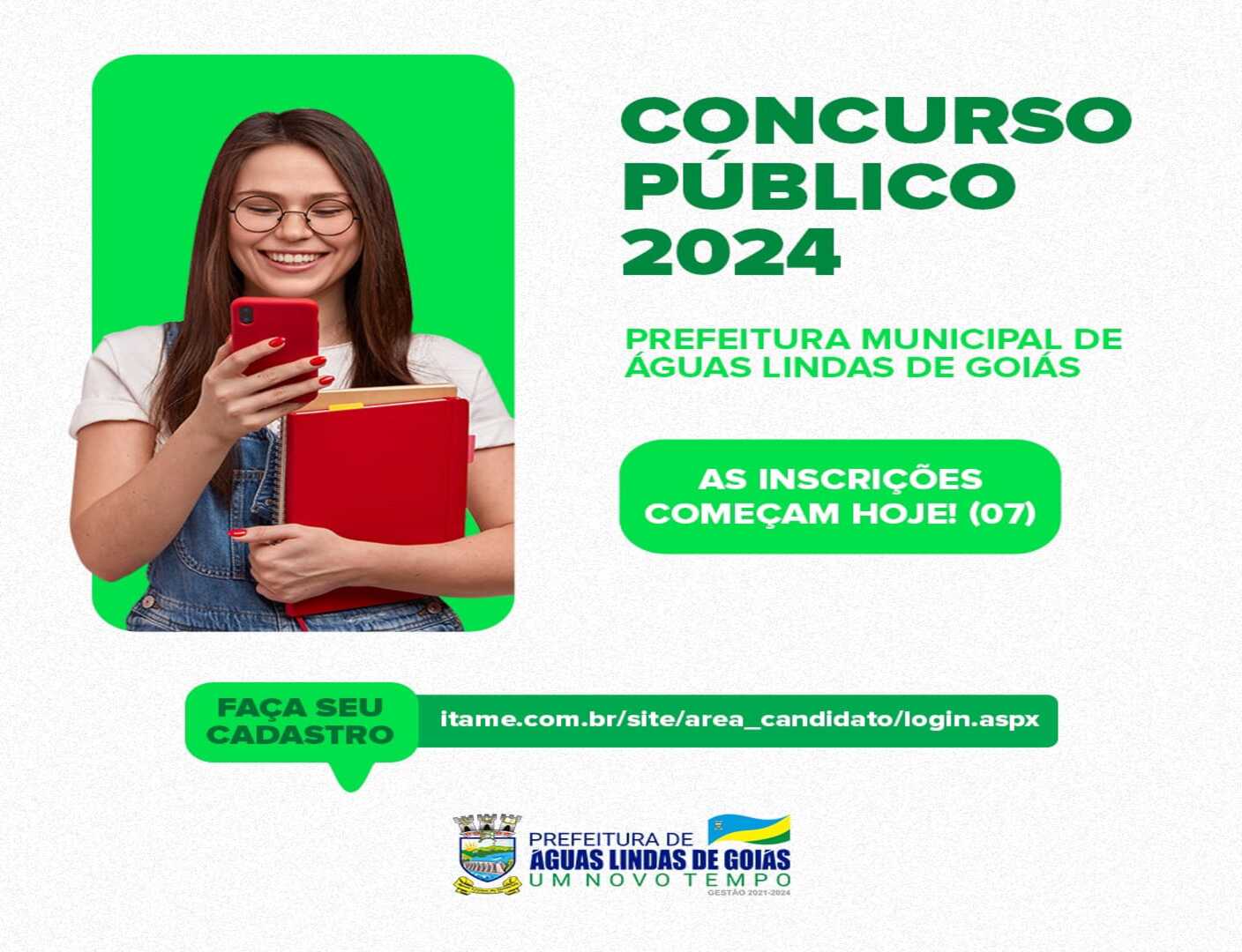 Abertura Oficial do Concurso Público – Prefeitura Municipal de Águas Lindas de Goiás