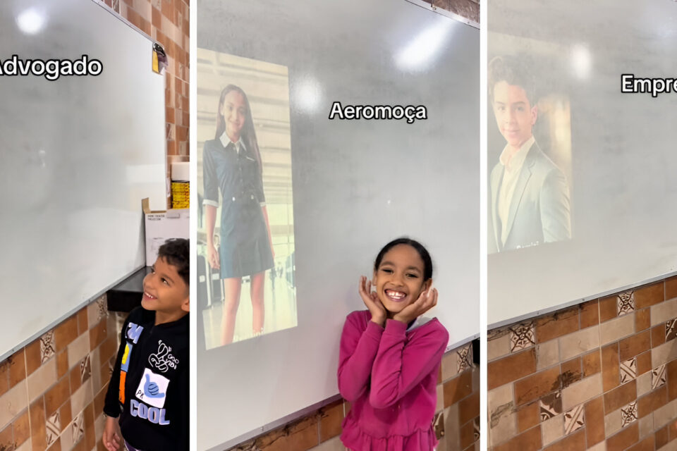 Professora usa IA para mostrar como seriam alunos em profissão dos sonhos e emociona