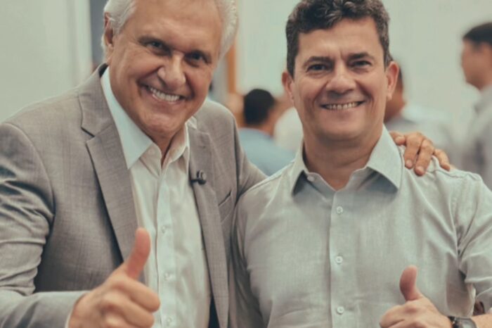 Sérgio Moro participa do lançamento da pré candidatura de Ronaldo Caiado à presidência da república e faz duras críticas ao governo Lula