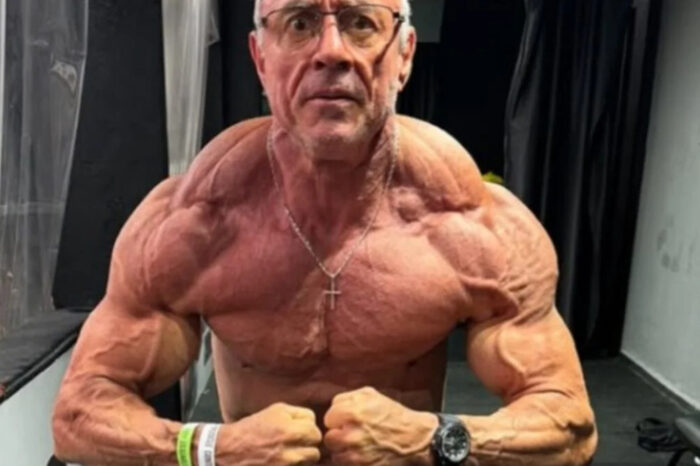 Vídeo: Vovô bodybuilder emagrece 80 kg e participa de competição de fisiculturismo