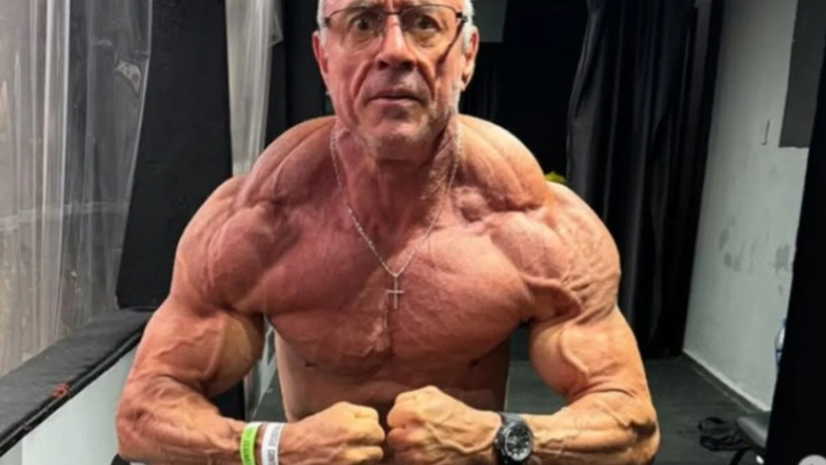 Vídeo: Vovô bodybuilder emagrece 80 kg e participa de competição de fisiculturismo