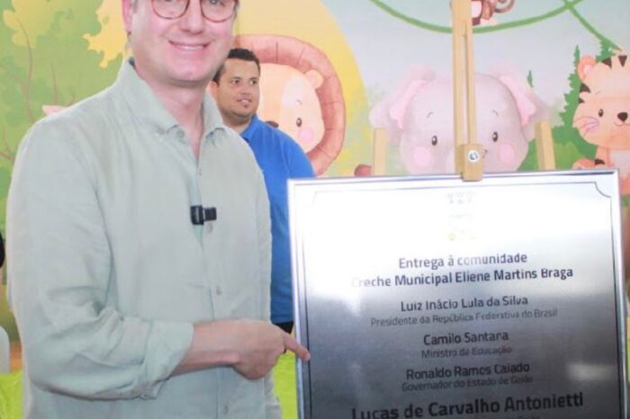 🎓 Inauguração da Creche Eliane Martins Braga, no Jardim Paraíso, reforça o compromisso com a educação infantil