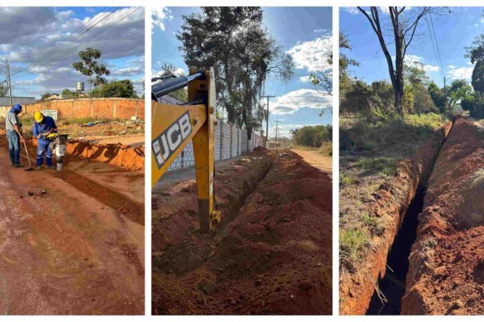 Saneago avança em obras para ampliar redes de água em todo o estado