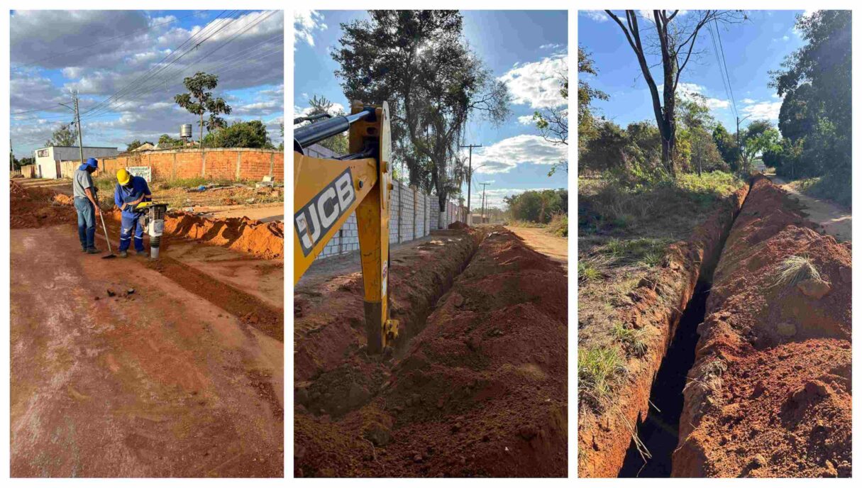 Saneago avança em obras para ampliar redes de água em todo o estado