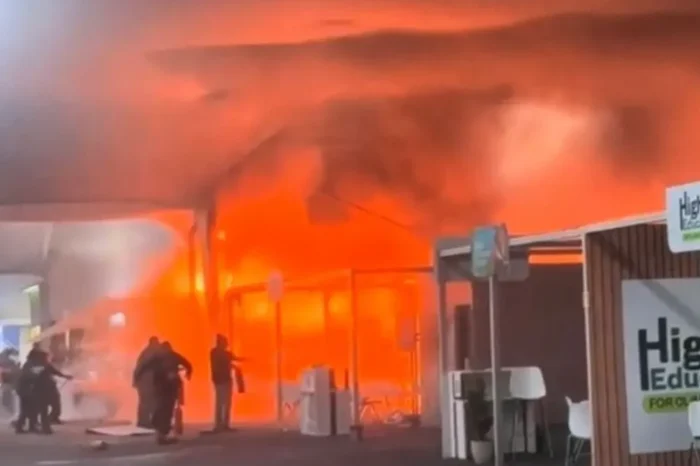 Incêndio atinge pavilhão da COP30, em Belém