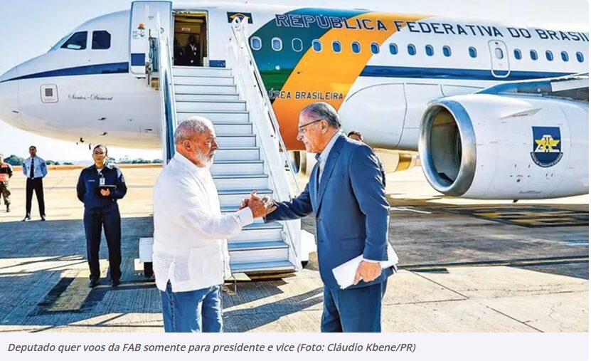 Deputado quer voos da FAB somente para presidente e vice; entenda exceções